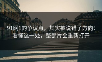 91网1的争议点，其实被说错了方向：看懂这一处，整部片会重新打开