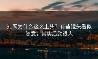 91网为什么这么上头？有些镜头看似随意，其实后劲很大