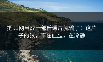 把91网当成一部普通片就输了：这片子的狠，不在血腥，在冷静