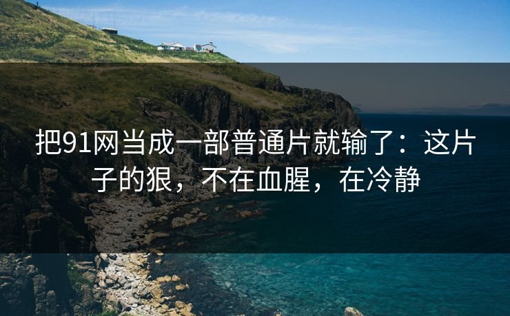 把91网当成一部普通片就输了：这片子的狠，不在血腥，在冷静